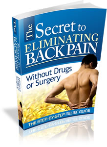 elimating back pain book cover